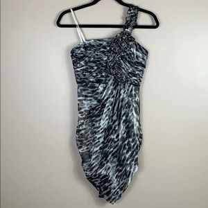 NWT BCBCmaxazria one shoulder dress sz 0